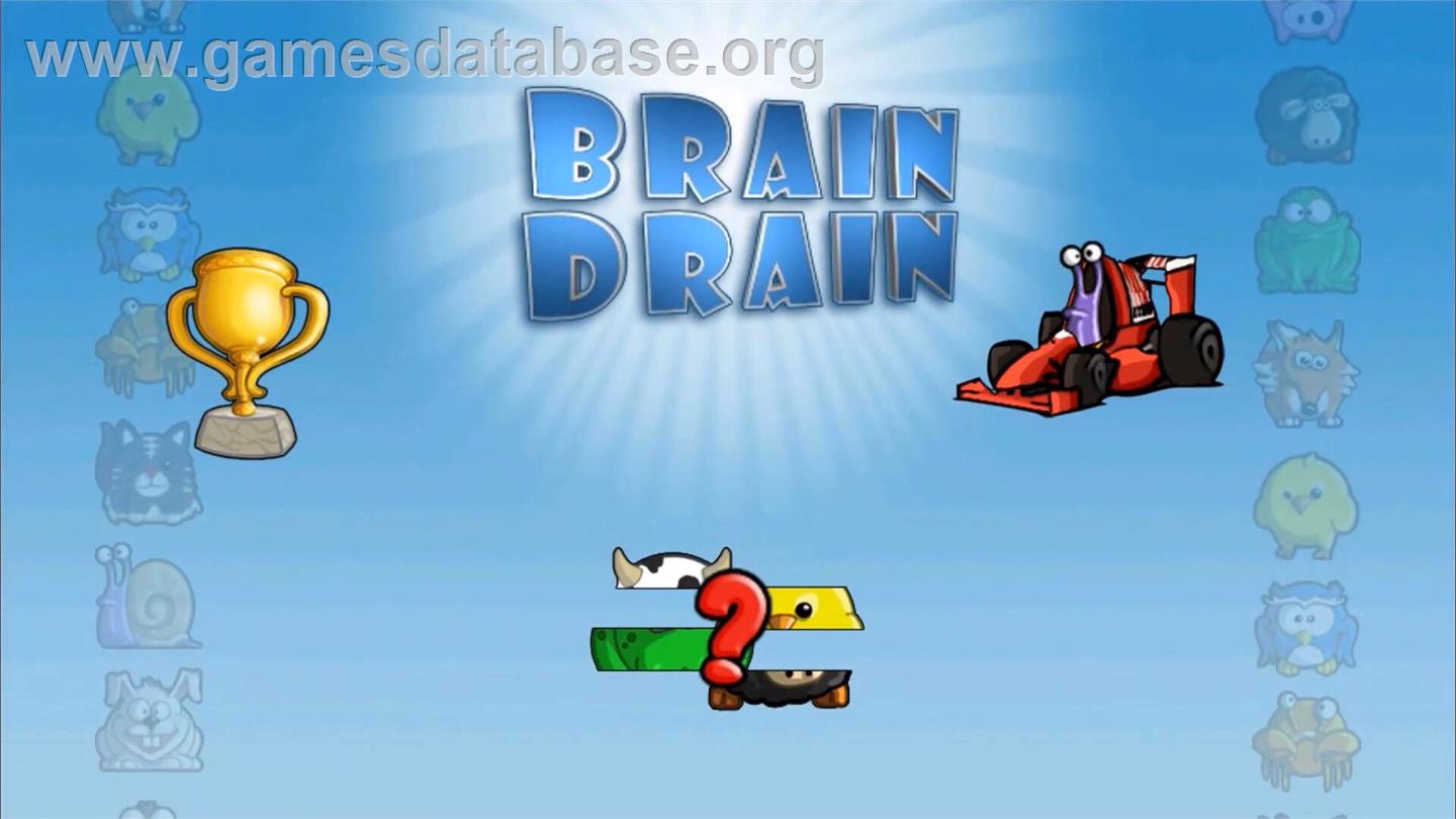 Brain Drain - Nintendo Wii - Artwork - Title Screen